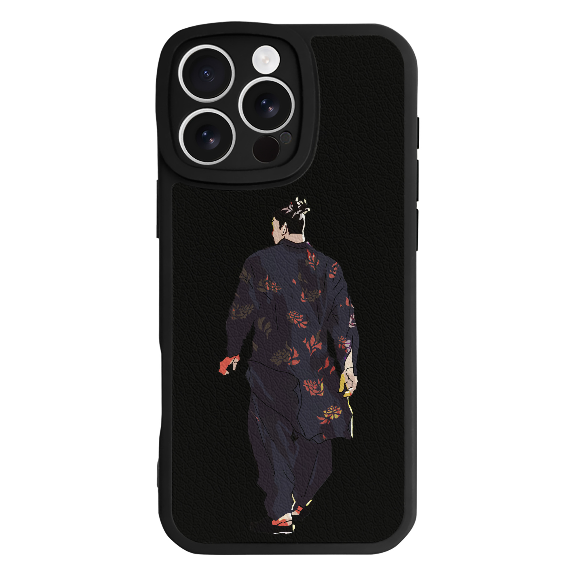 （画像用） 呪術廻戦 Jujutsu Kaisen 【iPhone 16シリーズ対応】シリコンスマホケース（レザー調） 材質：シリコン